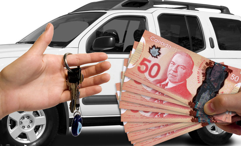 Cash paid for car keys